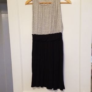 Black and white summer dress